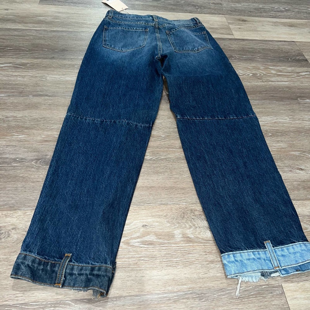 Patchwork Denim Jeans - image 7